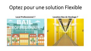 Bail Professionnel ou Location Box de Stockage